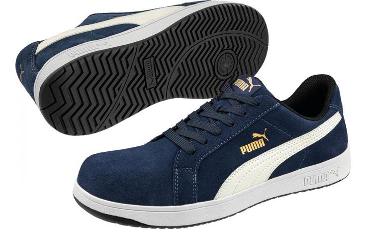 PUMA ČEVLJI S1P ICONIC SUEDE NAVY
