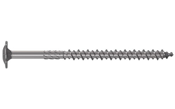 Holzbauschraube - Tellerkopf Ø20 - Teilgewinde - A2 - 8 X 160/80 - TX40 - ETA 11/0106