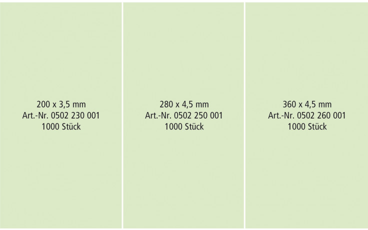 Package - Kabelbinder - natur - 3000-teilig