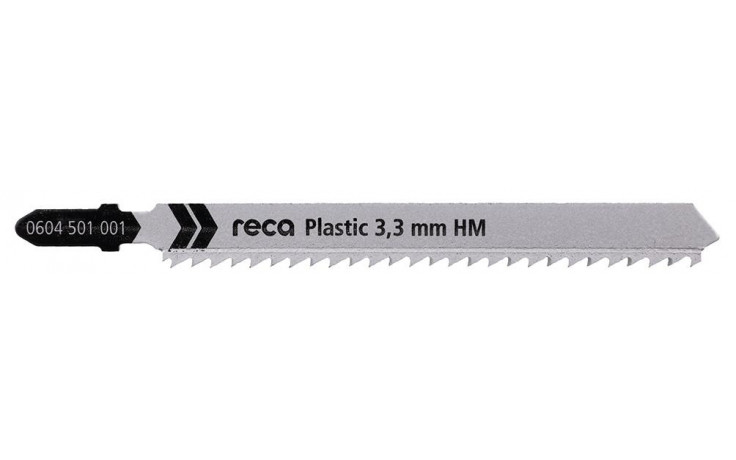 RECA Stichsägeblatt Plastic 3,3 mm für saubere, gerade Schnitte 90/117 mm