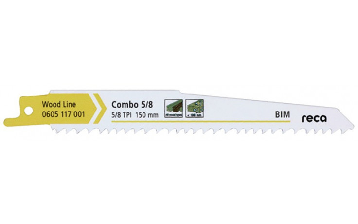 RECA Säbelsägeblatt Combo Wood 5/8 Zoll 150 mm