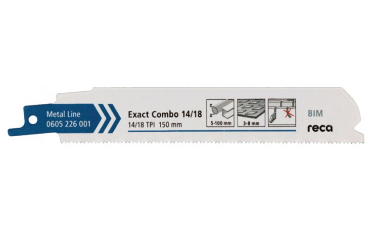 RECA Säbelsägeblatt Ex Combo Met 14/18 Zoll 225 mm