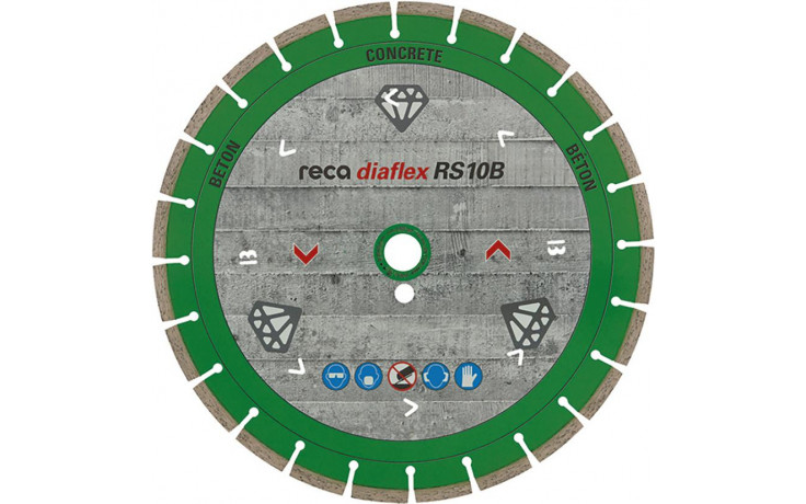 RECA diaflex Diamanttrennscheibe RS10B Beton spezial 400/25 mm