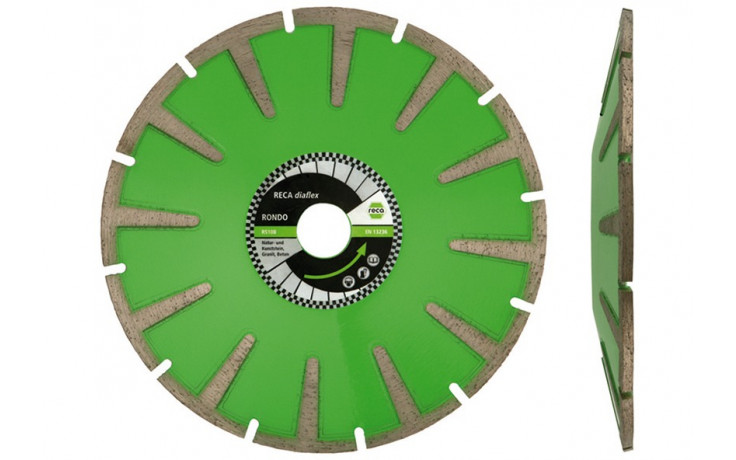 RECA Diaflex Rondo, RS10B, für Beton, 125 mm, Bohrung 22,23 mm