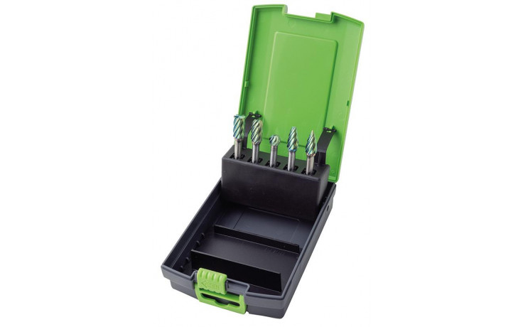 RECA ultra Hartmetall-Frässtifte-Satz, 5-teilig 10mm Schaft 6 mm