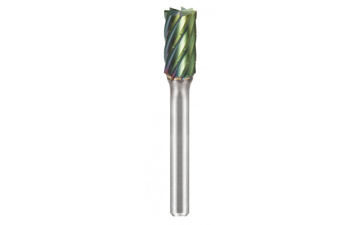 RECA ultra Hartmetall-Frässtifte Zylinderform mit Stirnverzahnung Durchmesser x Länge 12 x 25 mm mit 6 mm Schaft