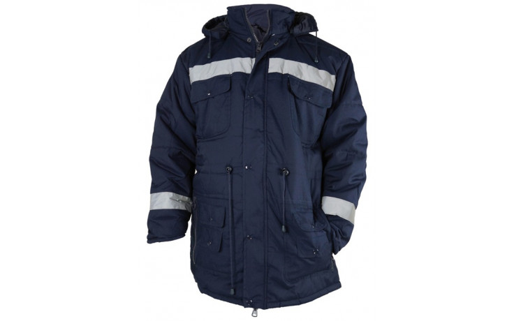 Winterparka Sherpa Dunkelblau Gr. S