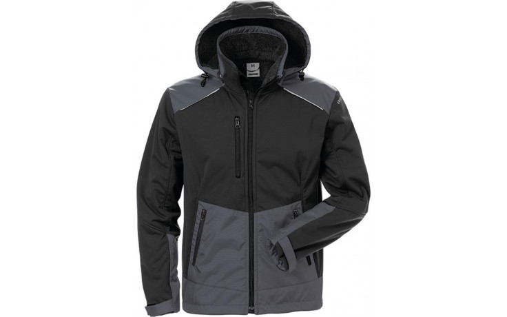 Fristads Jacke 127188-996 schwarz/grau Gr. M