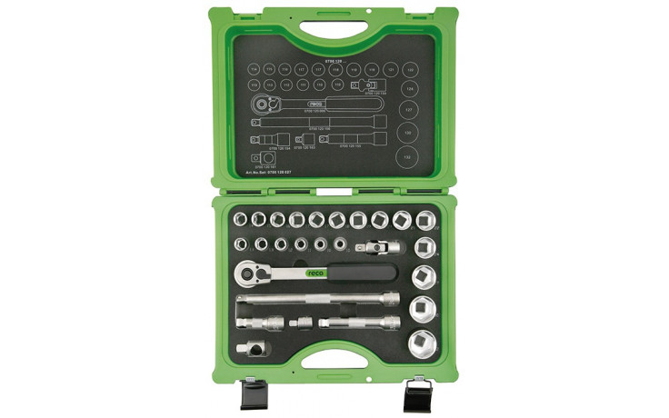 RECA Steckschlüssel Satz 1/2" 27-teilig