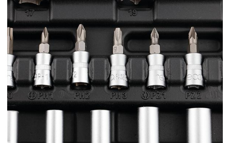RECA Steckschlüssel Satz ECO 1/2" + 1/4" 93-teilig