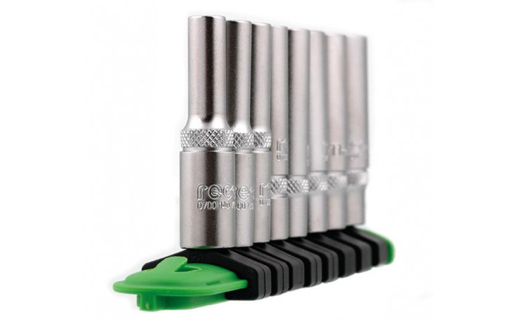RECA Steckschlüssel Klemmleiste 1/4" 8-teilig PAK =2 ST für max. 8 Steckschlüssel