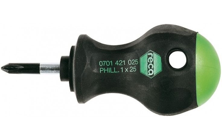 RECA 2-Komponenten Faustschraubendreher Standard Philips 1 x 25 x 82 mm
