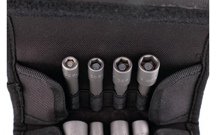 RECA Bit Nuss Werkzeugsatz in praktischer Textil-Gürteltasche 8-teilig