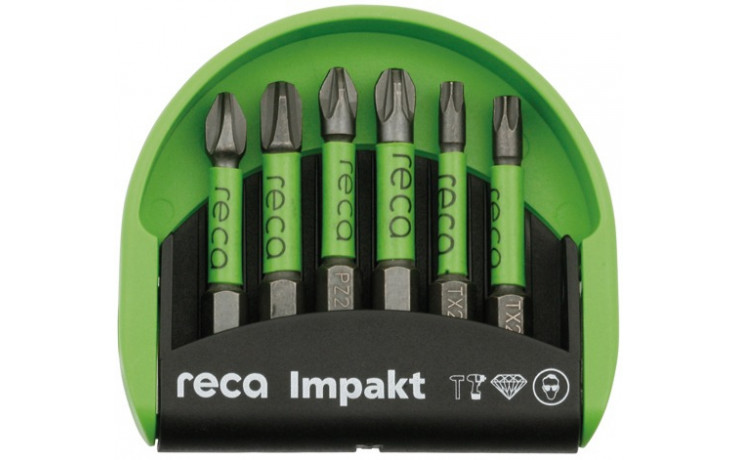 RECA Bit Satz Impakt MINI TX Phillips Pozidrive 6-teilig