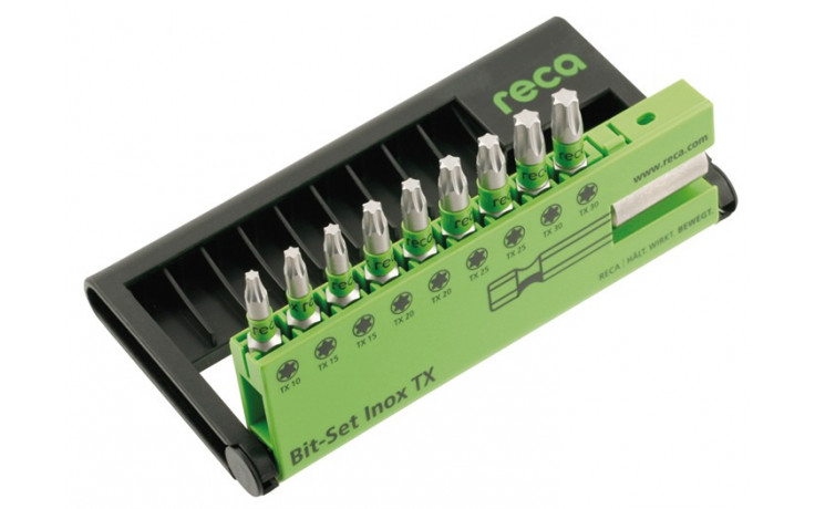 RECA Bit Satz Inox TX 10-teilig
