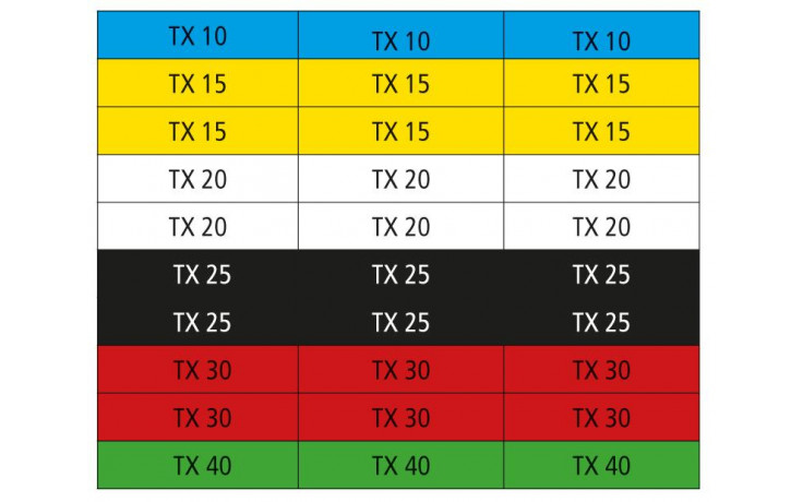 RECA Bit Satz TX 31-teilig
