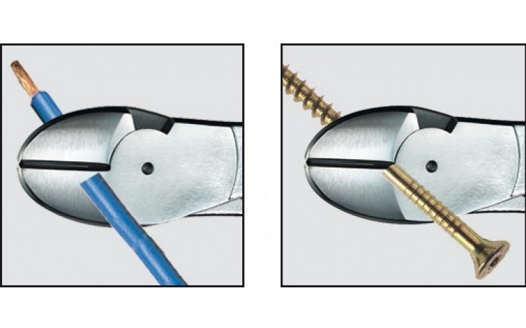 RECA Kraftseitenschneider mit 2-Komponenten-Griff isoliert 200 mm
