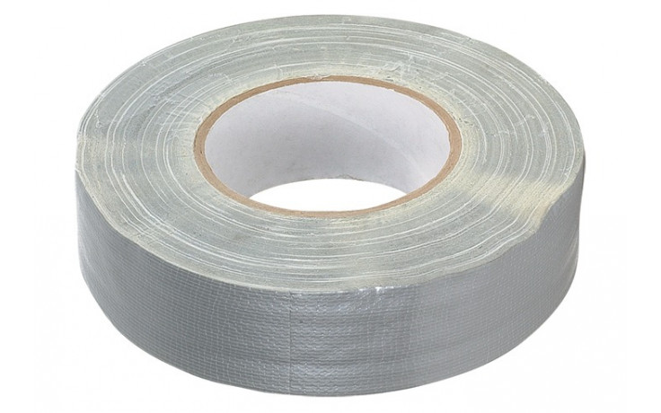 Gewebeband, textilverstärkt, grau, Länge m: 50, Breite mm: 38
