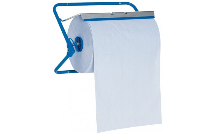 Wandhalter blau für Papierrollen