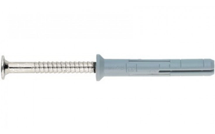 Nageldübel evo Grip - Senkkopf - Nylon - Stahl - verzinkt blau - 8 X 120