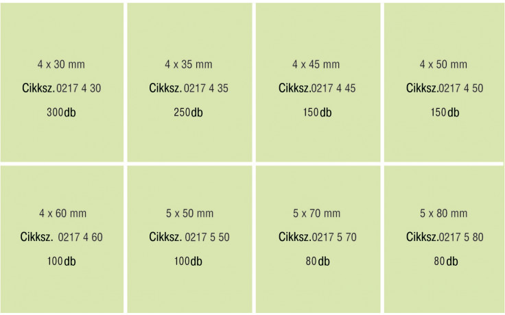 RECA Sortiment - sebS - Holz/Holz - verzinkt gelb - TX - 1000-teilig