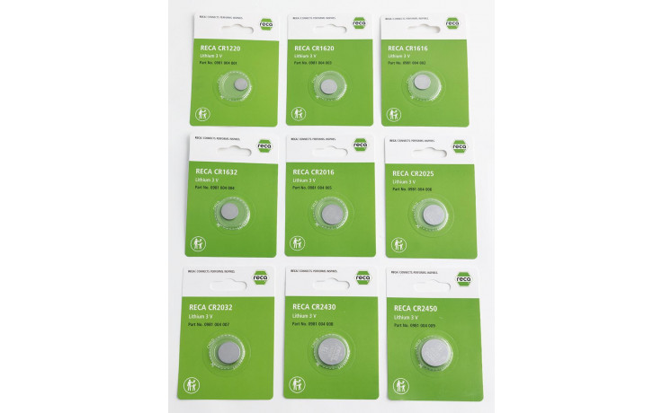 RECA Knopfzelle 3V CR 2430 ( DL2430/BR2430)
