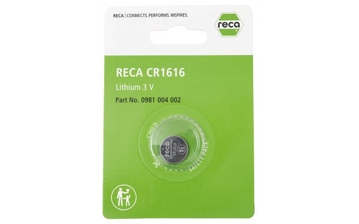 RECA Knopfzelle 3V CR 1616 ( DL1616/ BR1616)