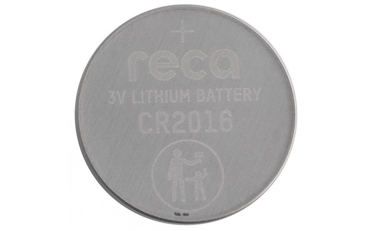 RECA Knopfzelle 3V CR 2016 ( DL2016, BR2016)