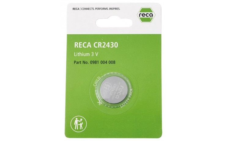 RECA Knopfzelle 3V CR 2430 ( DL2430/BR2430)