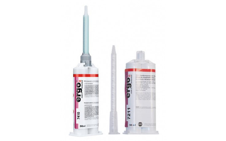 Ergo 7420 Zweikomponentiger Epoxidharzklebstoff 50 ml gelb