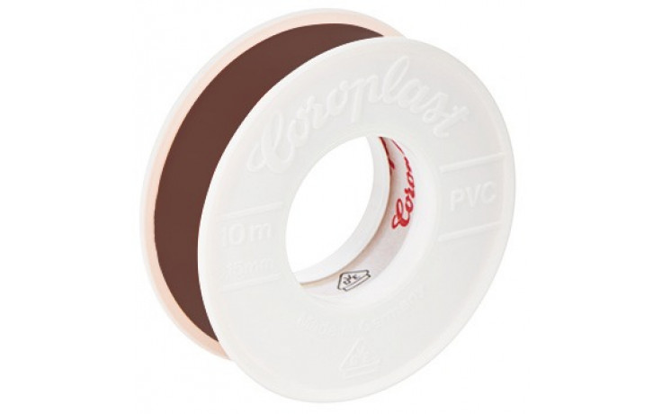 Isolierband, braun, Länge 10m, Breite 15 mm