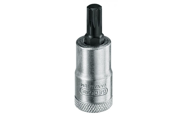 Vielzahn-Schraubendreher-Einsatz GEDORE-Vanadium, 3/8" Antrieb, INX30 Sw 6 mm