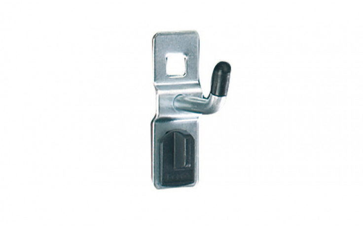 Einfachhaken 6 x 100 mm, mit breiter Grundplatte zu RECA Perfowand 140 01 156 VPE=5Stück