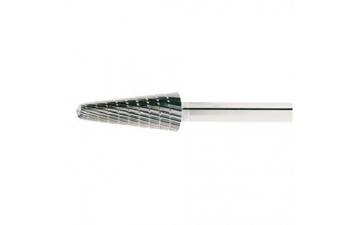 HSS-Fräser L Rundkegelform 16x30 mm Schaft 6 mm Verzahnung 3