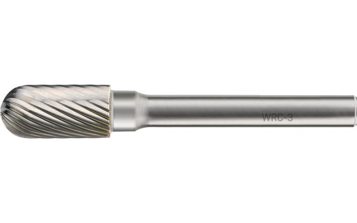 RECA Hartmetall-Frässtifte Walzenrundform ohne Spanbrecher Durchmesser x Länge 10 x 20 mm mit 6 mm Schaft