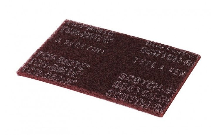 3M Scotch Brite Handpad Schleifvlies 7447 A/VFN rot