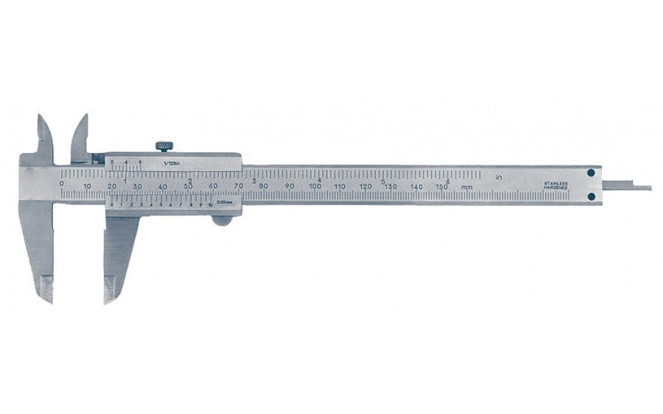 Taschenmessschieber - Standard, mit Schraube, Messbereich 150/45 mm