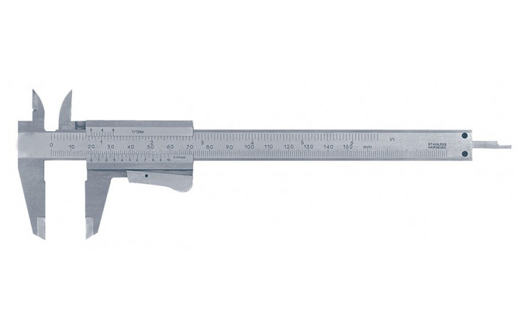 Taschenmessschieber - Standard, mit Momentverstellung, Messbereich 150/45 mm