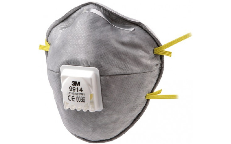 3M Atemschutzmaske mit Ausatemventil Typ 9914