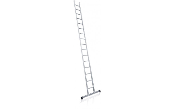 Anlegeleiter aus Aluminium, Sprossenanzahl: 16, Höhe m: 4,77