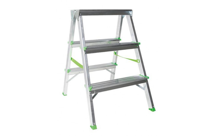 Doppelstufenstehleiter Alu 5-Stufig