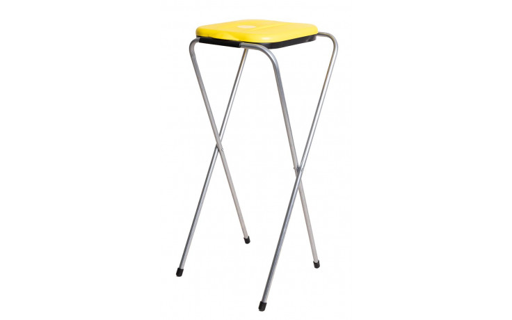 Müllsackständer 1-fach gelb mit Deckel 60 -130 Liter