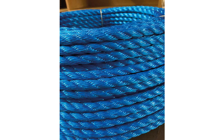Polypropylen-Seil blau gedreht 114 mm x 220 m