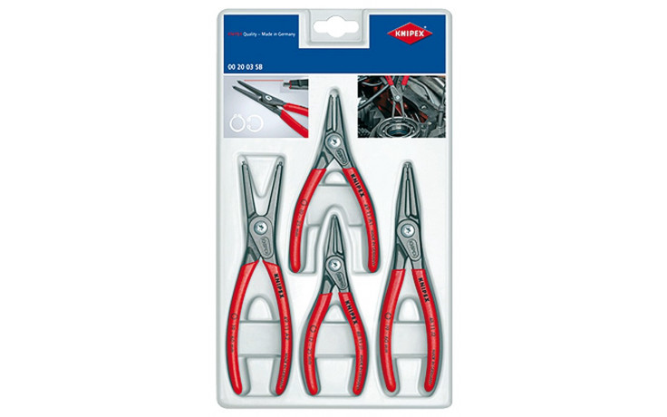 Seegerring-Zangen-Set 10 (12) 60 mm 4-teilig