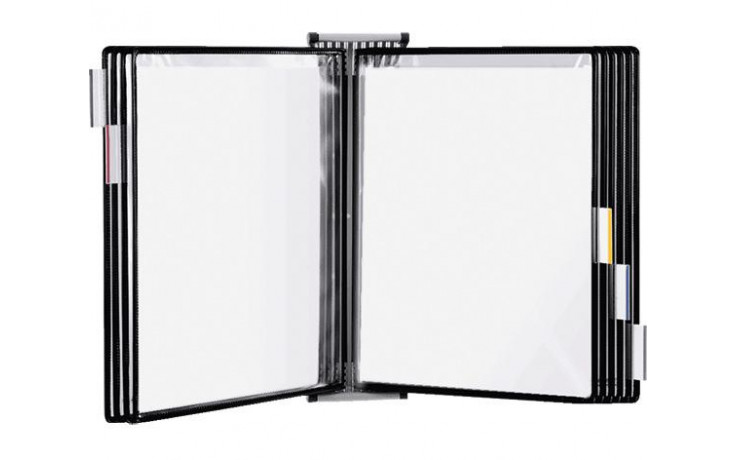 Wand Sichttafelsystem mit 10 Sichttafeln in DIN A4
