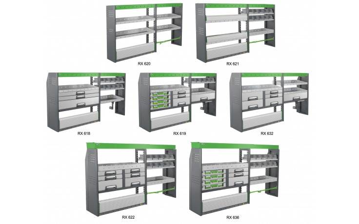 RECA MAXMOBIL Profi-Line Modul 1245 x 1990 x 310/410 mm RX636