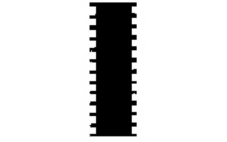 Nadelfeile flach, scharfkantig, 200 mm schweizer Hieb 1