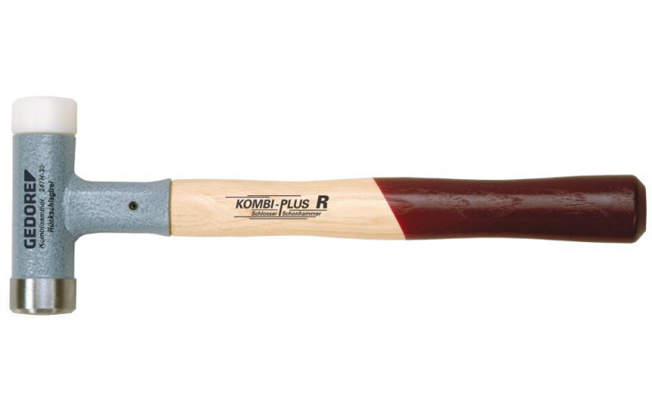 GEDORE Rückschlagfreier Schon- und Schlosserhammer KOMBI-PLUS R 30 mm -247 H-30- Nr.:1603299