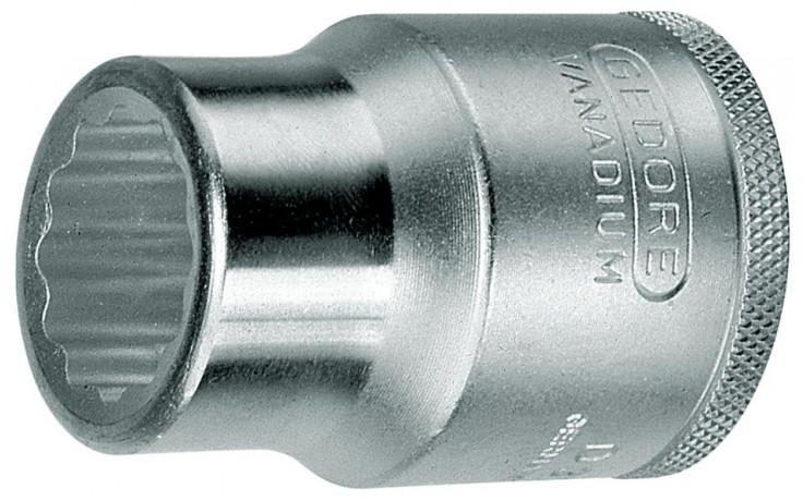 GEDORE 12-Kant-Steckschlüsseleinsatz Antrieb 3/4" SW 1 3/4"