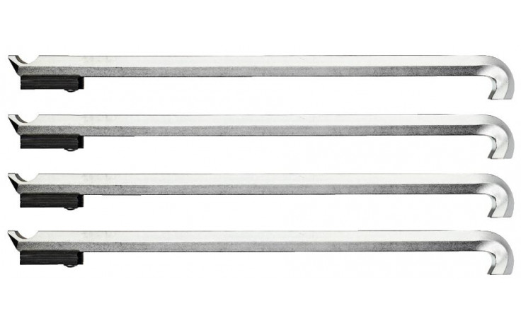 GEDORE Abzughaken-Satz, 4 Stück und 4 Abstützringe 236 mm -1.29/45- Nr.:8110250